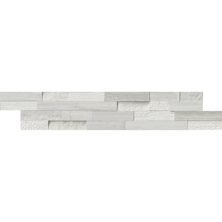 Msi White Oak Split Face Ledger Panel SAMPLE Multi-Finish Marble Wall Tile ZOR-PNL-0045-SAM